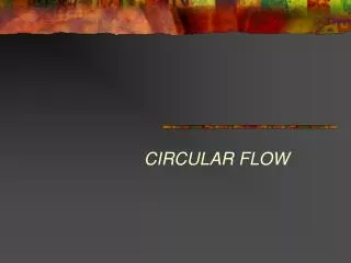 circular flow
