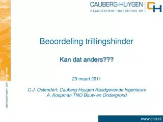 beoordeling trillingshinder