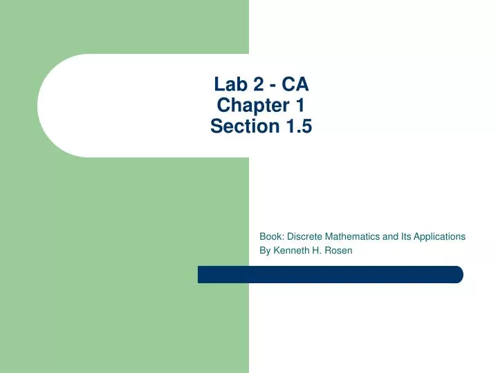 lab 2 ca chapter 1 section 1 5
