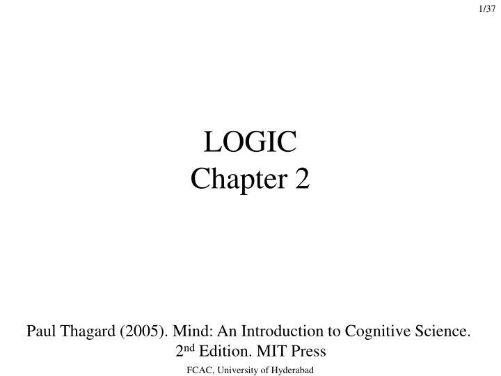 logic chapter 2