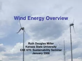 Wind Energy Overview