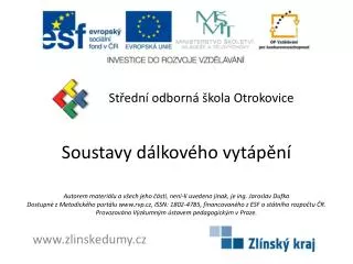 soustavy d lkov ho vyt p n
