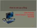 Step-by-Step Tutorial on Setting Up a Blog: A Guide for Beginners - slide 1