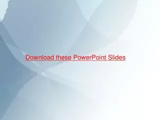 Download these PowerPoint Slides
