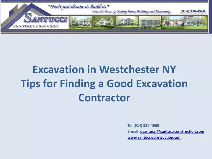 excavation in westchester ny tips for finding a good excavation contractor