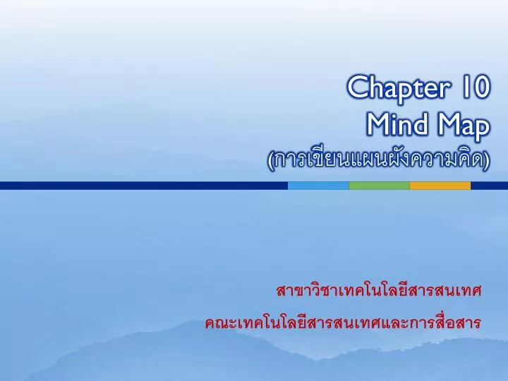 chapter 10 mind map