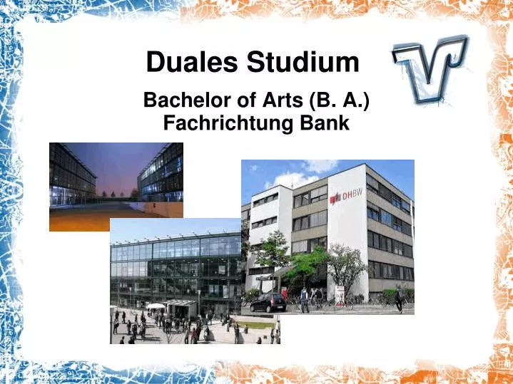 bachelor of arts b a fachrichtung bank