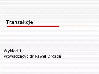 transakcje
