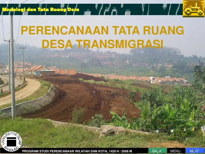 perencanaan tata ruang desa transmigrasi