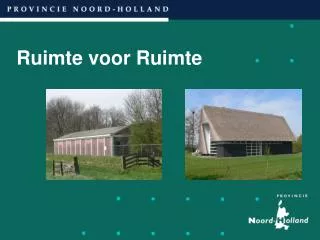 ruimte voor ruimte