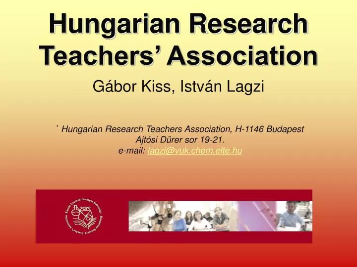 hungarian research teachers association