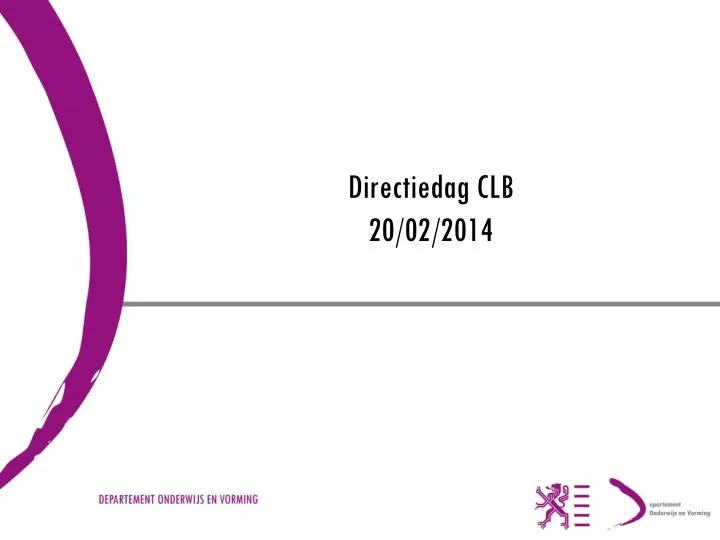 directiedag clb 20 02 2014