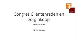 congres cli ntenraden en zorginkoop