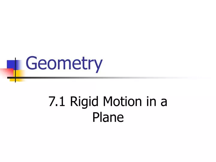 geometry