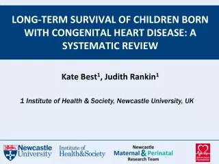 Long-term survival of children born with congenital heart disease: a systematic review