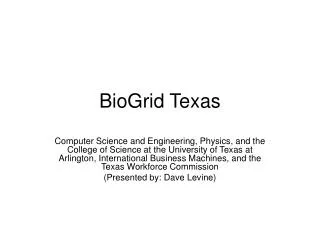 BioGrid Texas