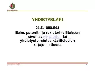 yhdistyslaki