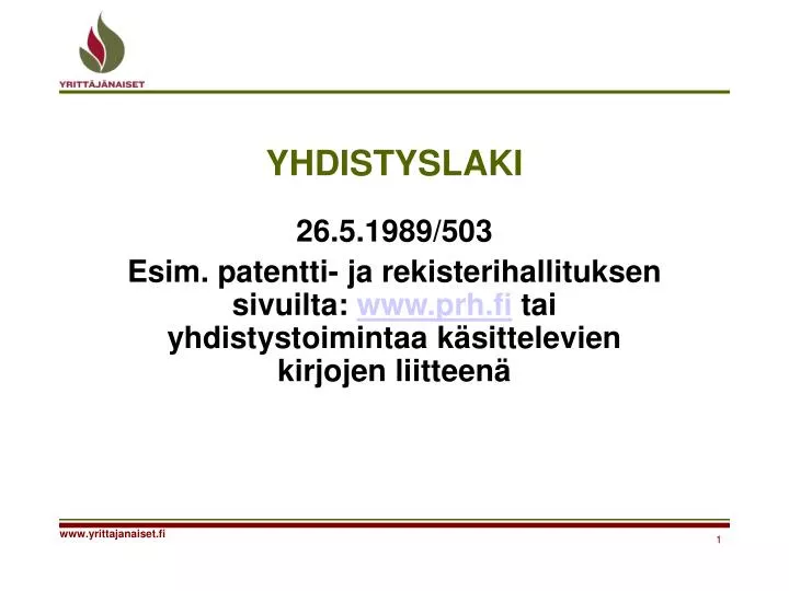 yhdistyslaki