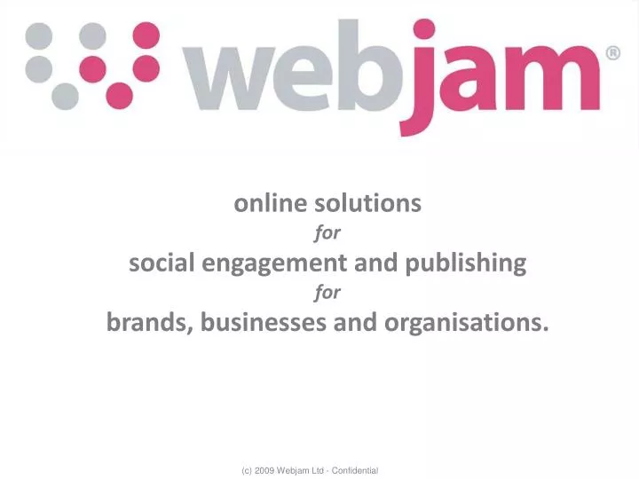 online solutions for social engagement and publishing for brands businesses and organisations
