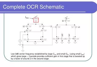 Complete OCR Schematic