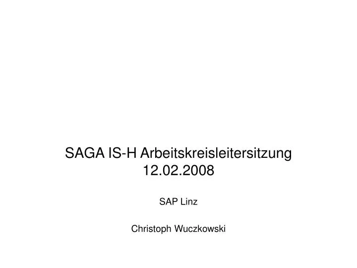 sap linz christoph wuczkowski