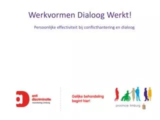 werkvormen dialoog werkt