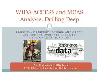 WIDA ACCESS and MCAS Analysis: Drilling Deep