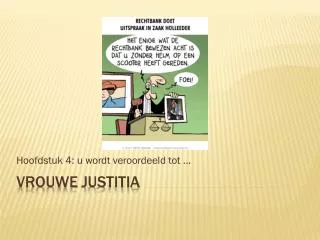 hoofdstuk 4 u wordt veroordeeld tot