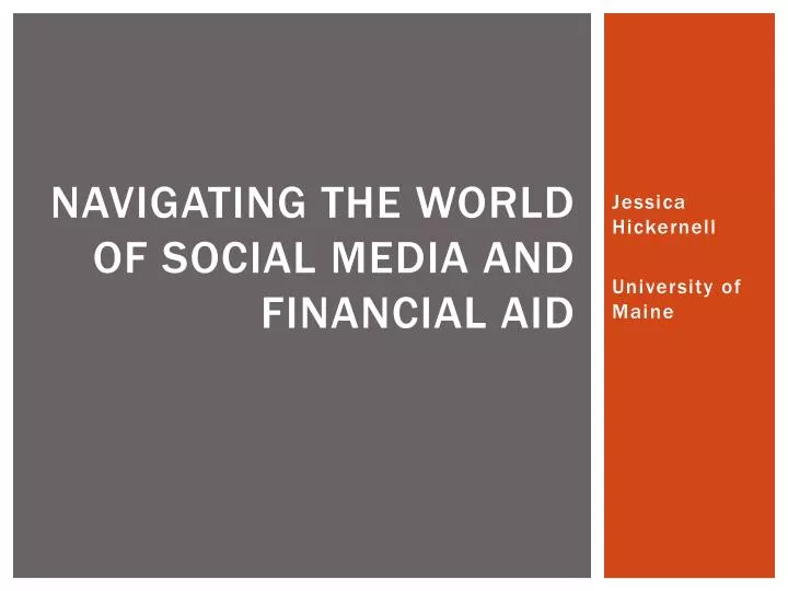 navigating the world of social media and financial aid