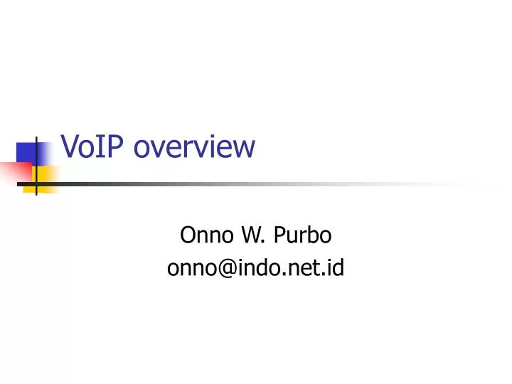 voip overview