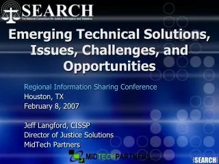 Emerging Technical Solutions, Issues, Challenges, and Opportunities