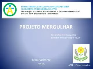 projeto mergulhar