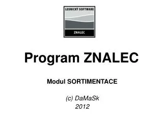 program znalec