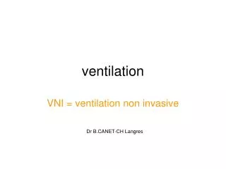 ventilation