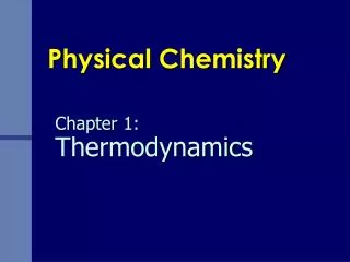 chapter 1 thermodynamics