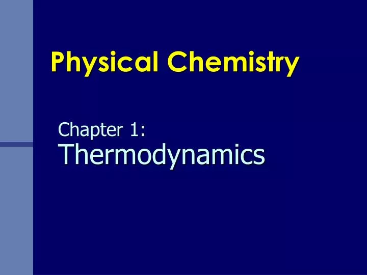 chapter 1 thermodynamics