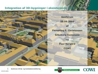 integration af 3d bygninger i eksisterende kort