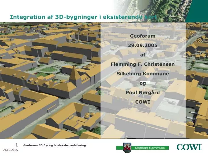 integration af 3d bygninger i eksisterende kort