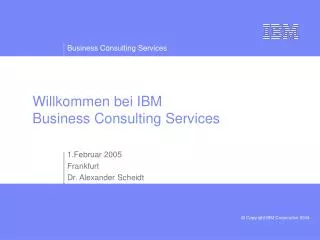 willkommen bei ibm business consulting services