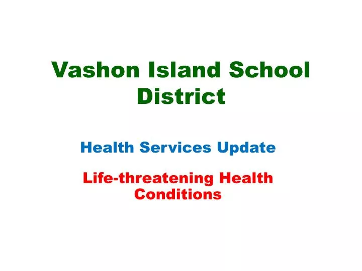 vashon island school district