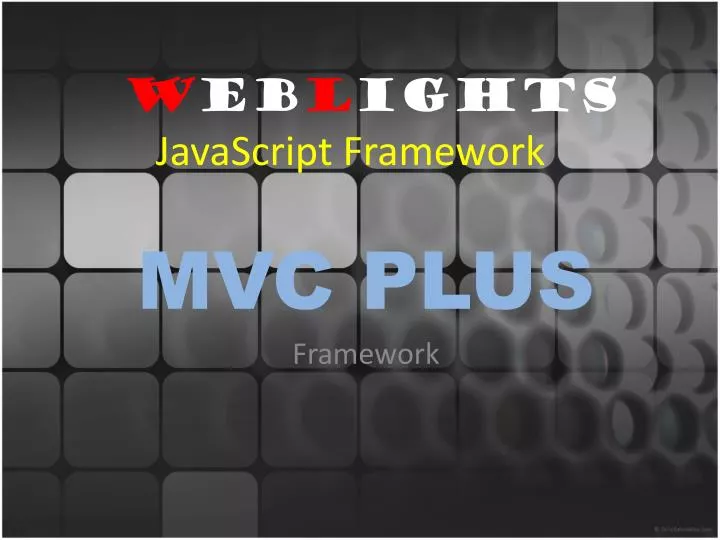 w eb l ights javascript framework