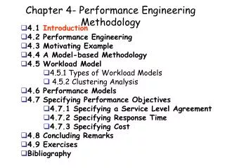 Chapter 4- Performance Engineering Methodology
