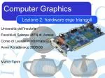 Computer Graphics - slide 1