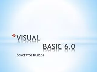 visual basic 6 0