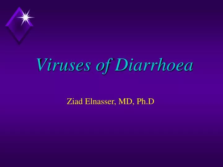 viruses of diarrhoea