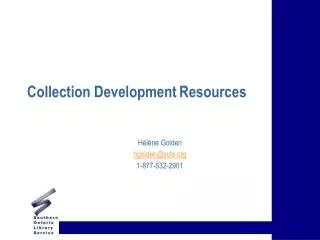 Collection Development Resources