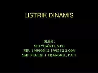 listrik dinamis