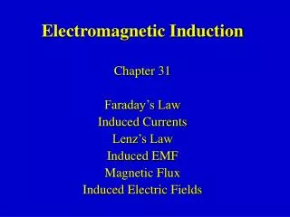 electromagnetic induction