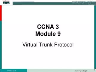 CCNA 3 Module 9