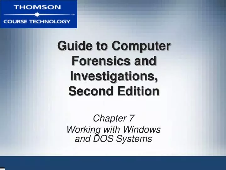 guide to computer forensics and investigations second edition